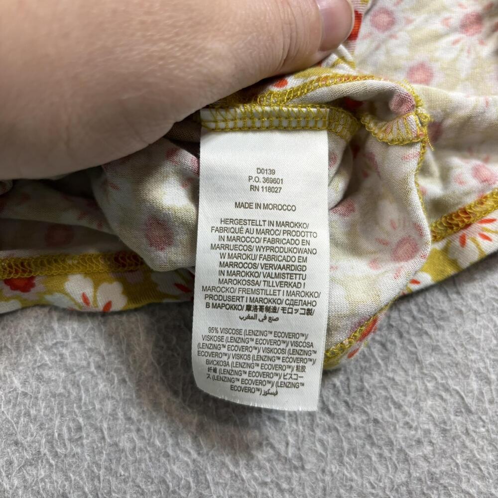 Boden Dress Women 6 Long UK 10L Yellow Daisy Floral Midi Pockets Twee Boho Comfy - Picture 4 of 10